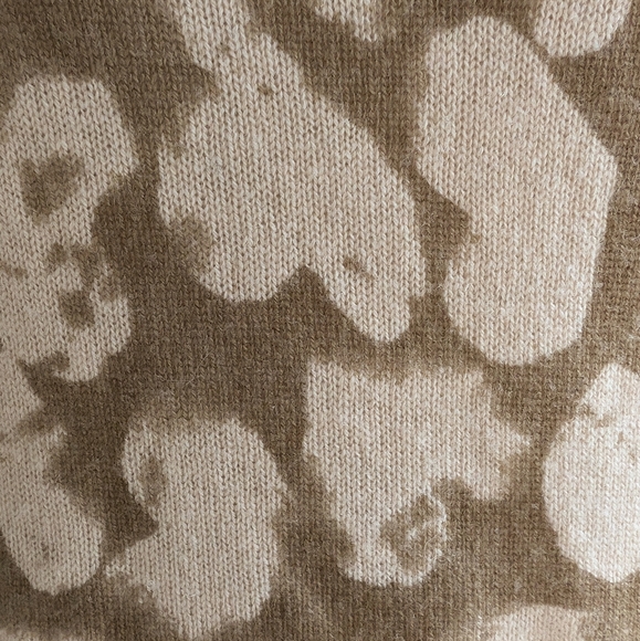 Like new S Equipment cashmere heart patterned crewneck sweater - Picture 6 of 12